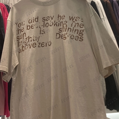 市场上装-T恤-电商T恤【实拍】