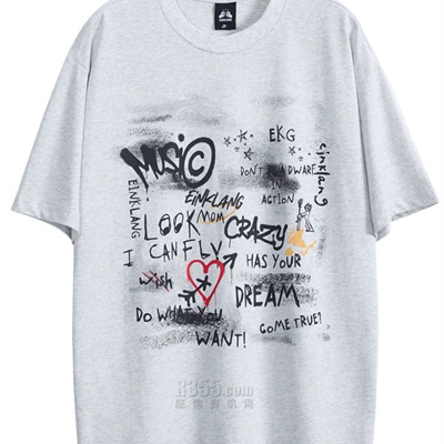 市场上装-T恤-电商T恤