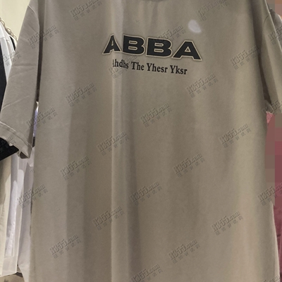 市场上装-T恤-电商T恤【实拍】