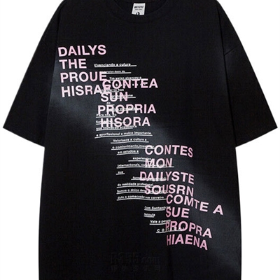 市场上装-T恤-电商T恤