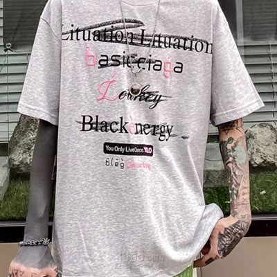 市场上装-T恤-电商T恤