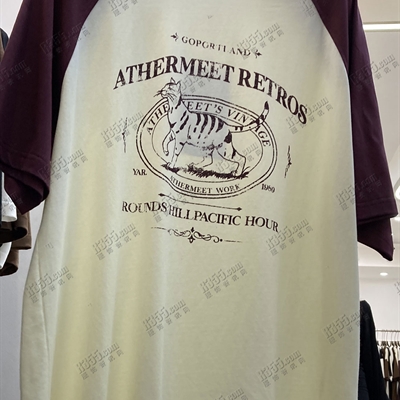 市场上装-T恤-电商T恤【实拍】