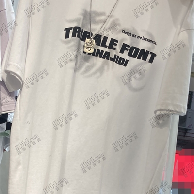 市场上装-T恤-电商T恤【实拍】