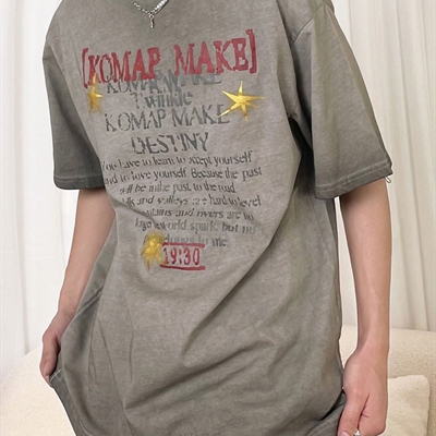 市场上装-T恤-电商T恤