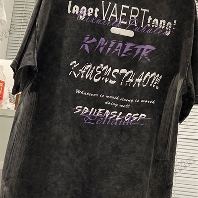 市场上装-T恤-电商T恤【实拍】