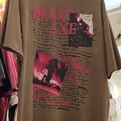 市场上装-T恤-电商T恤【实拍】