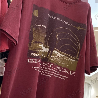 市场上装-T恤-电商T恤【实拍】