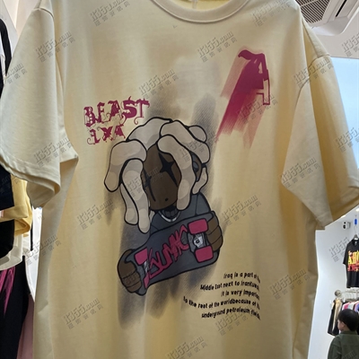 市场上装-T恤-电商T恤【实拍】