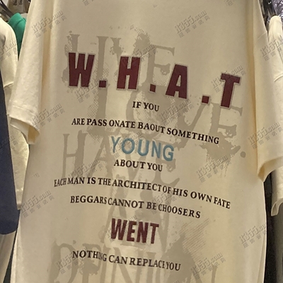 市场上装-T恤-休闲T恤【实拍】