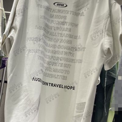 市场上装-T恤-电商T恤【实拍】