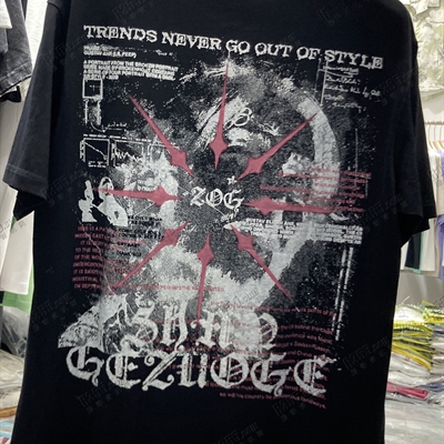 市场上装-T恤-电商T恤【实拍】