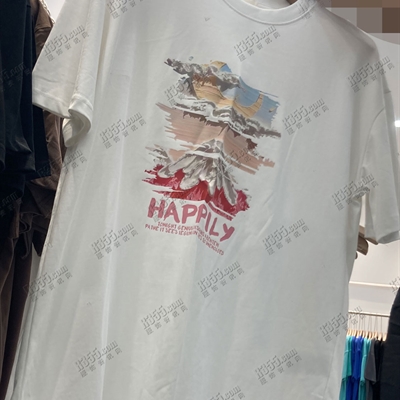 市场上装-T恤-电商T恤【实拍】