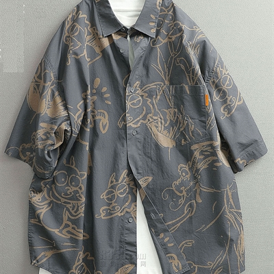 市场上装-衬衫-休闲衬衫