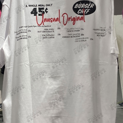 市场上装-T恤-电商T恤【实拍】