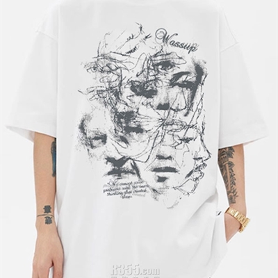 市场上装-T恤-电商T恤