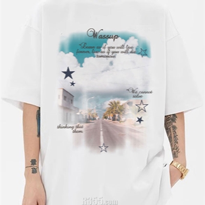 市场上装-T恤-电商T恤