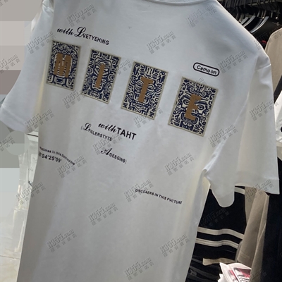 市场上装-T恤-休闲T恤【实拍】