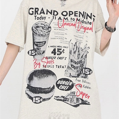 市场上装-T恤-电商T恤