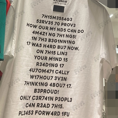 市场上装-T恤-休闲T恤【实拍】