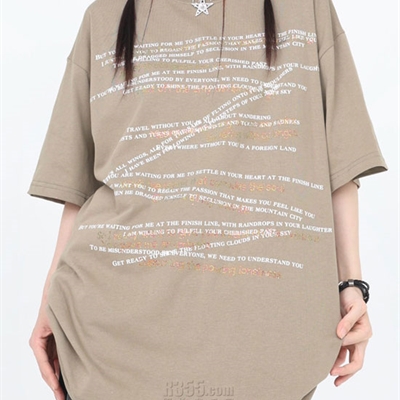 市场上装-T恤-电商T恤