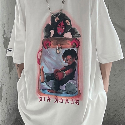 市场上装-T恤-电商T恤