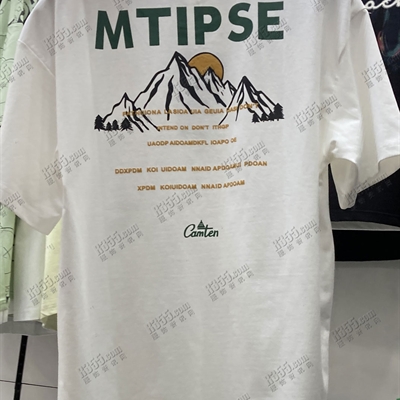 市场上装-T恤-休闲T恤【实拍】