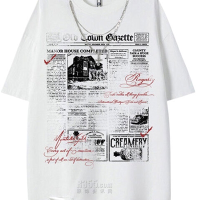 市场上装-T恤-电商T恤