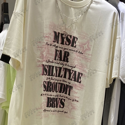 市场上装-T恤-电商T恤【实拍】