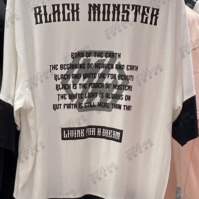 市场上装-T恤-电商T恤【实拍】