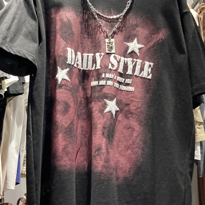 市场上装-T恤-电商T恤【实拍】