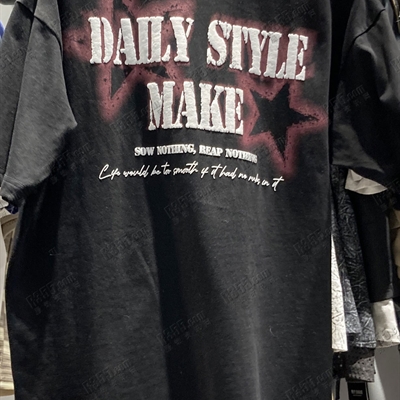 市场上装-T恤-电商T恤【实拍】