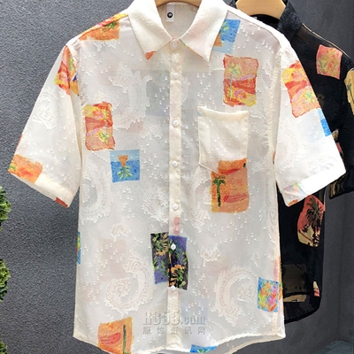 市场上装-衬衫-休闲衬衫