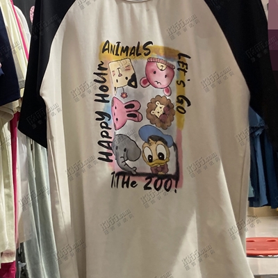 市场上装-T恤-电商T恤【实拍】