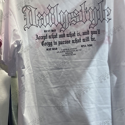 市场上装-T恤-电商T恤【实拍】