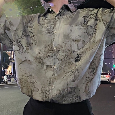 市场上装-衬衫-休闲衬衫