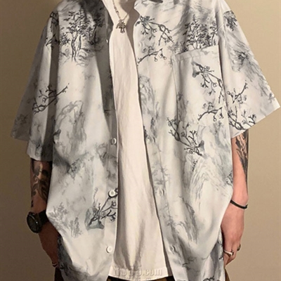 市场上装-衬衫-休闲衬衫