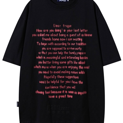 市场上装-T恤-电商T恤