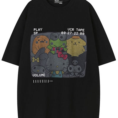 市场上装-T恤-电商T恤