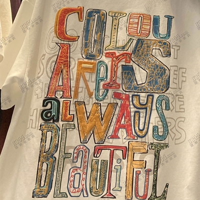 市场上装-T恤-休闲T恤【实拍】