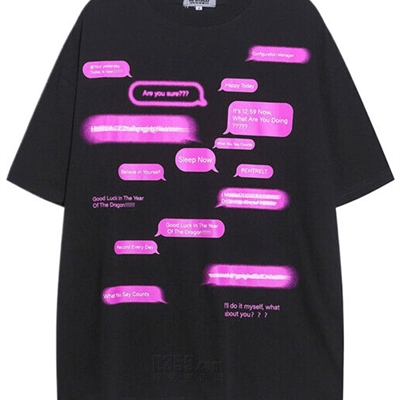 市场上装-T恤-电商T恤