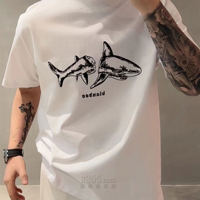 市场上装-T恤-欧货T恤