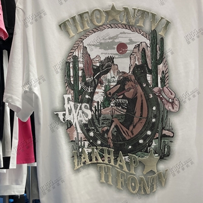 市场上装-T恤-电商T恤【实拍】