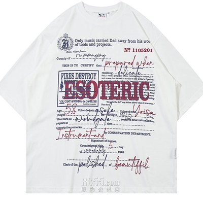 市场上装-T恤-电商T恤