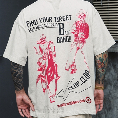 市场上装-T恤-电商T恤