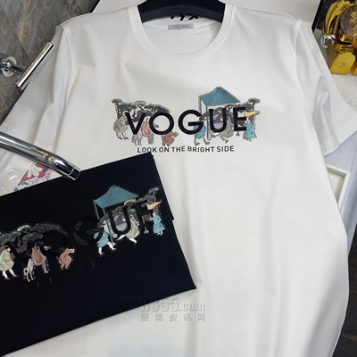 市场上装-T恤-欧货T恤