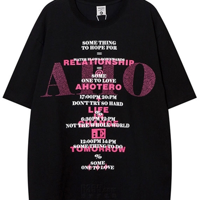 市场上装-T恤-电商T恤