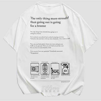 市场上装-T恤-电商T恤