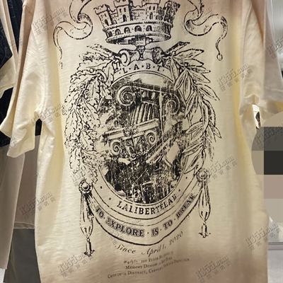 市场上装-T恤-电商T恤【实拍】