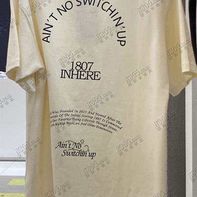 市场上装-T恤-电商T恤【实拍】