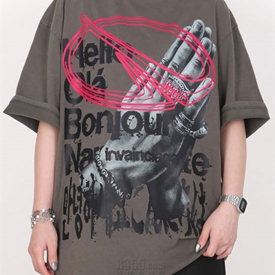 市场上装-T恤-电商T恤